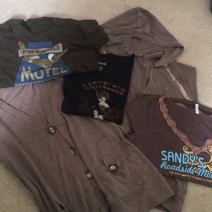 5bundle women's blown tops